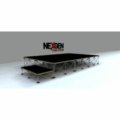 NexGen Komplettbühne 3x2m mit Stufe